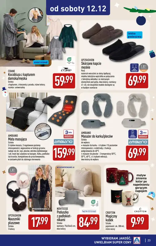 Aldi - gazetka promocyjna Wyjątkowe prezenty od piątku 30.10 do czwartku 31.12 - strona 23