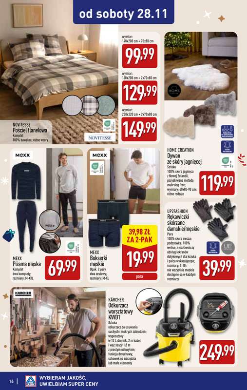 Aldi - gazetka promocyjna Wyjątkowe prezenty od piątku 30.10 do czwartku 31.12 - strona 16