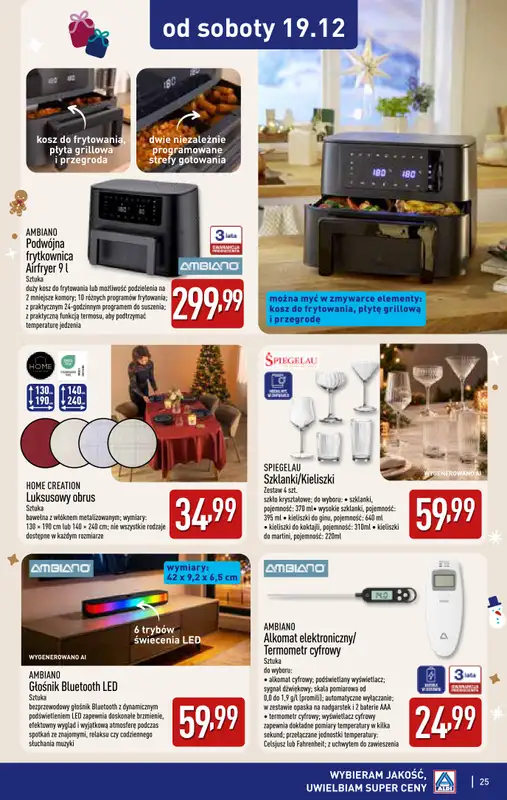 Aldi - gazetka promocyjna Wyjątkowe prezenty od piątku 30.10 do czwartku 31.12 - strona 25