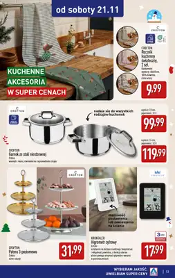Aldi - gazetka promocyjna Wyjątkowe prezenty od piątku 30.10 do czwartku 31.12 - strona 13