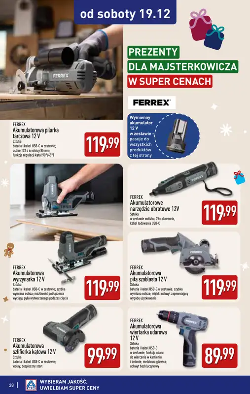 Aldi - gazetka promocyjna Wyjątkowe prezenty od piątku 30.10 do czwartku 31.12 - strona 28