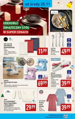 Aldi - gazetka promocyjna Wyjątkowe prezenty od piątku 30.10 do czwartku 31.12 - strona 15