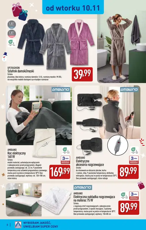 Aldi - gazetka promocyjna Wyjątkowe prezenty od piątku 30.10 do czwartku 31.12 - strona 8