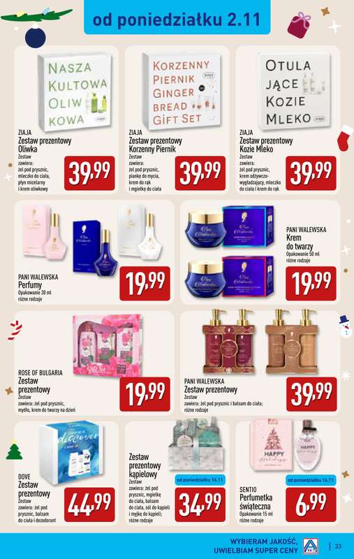 Aldi - gazetka promocyjna Wyjątkowe prezenty od piątku 30.10 do czwartku 31.12 - strona 33