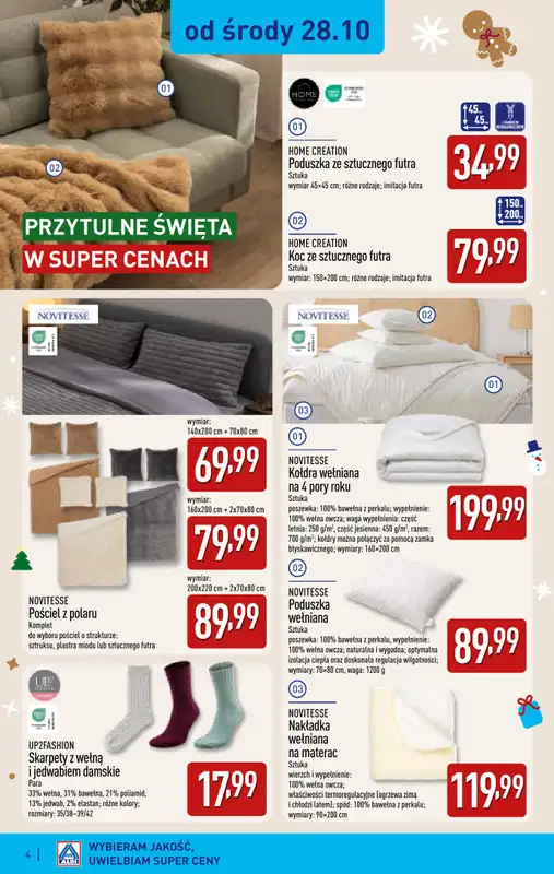 Aldi - gazetka promocyjna Wyjątkowe prezenty od piątku 30.10 do czwartku 31.12 - strona 4