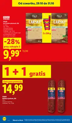 Lidl - gazetka promocyjna Oferta od czwartku od czwartku 29.10 do soboty 31.10 - strona 20
