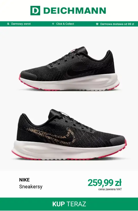 Deichmann - gazetka promocyjna -20% na wybrane buty przy zakupach pow. 319 zł od piątku 30.10 do niedzieli 01.11 - strona 3