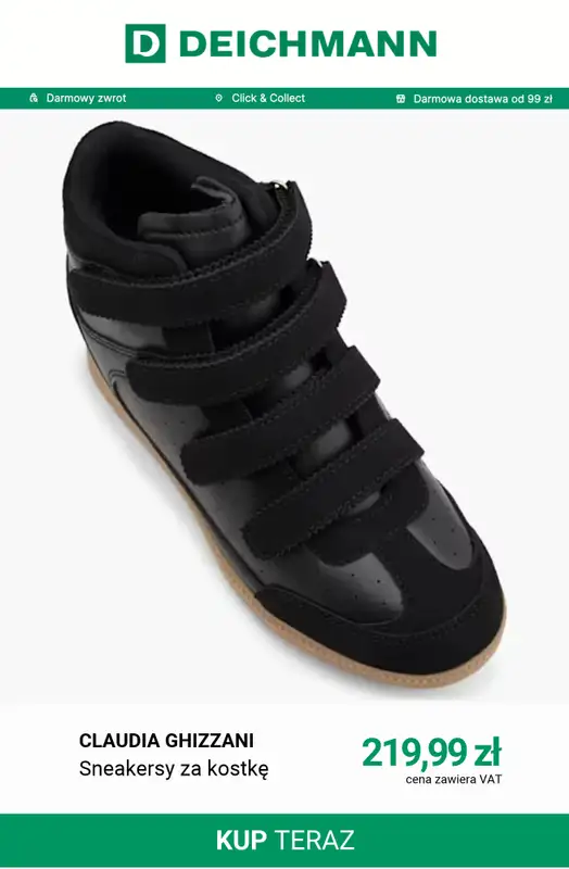Deichmann - gazetka promocyjna -20% na wybrane buty przy zakupach pow. 319 zł od piątku 30.10 do niedzieli 01.11 - strona 6
