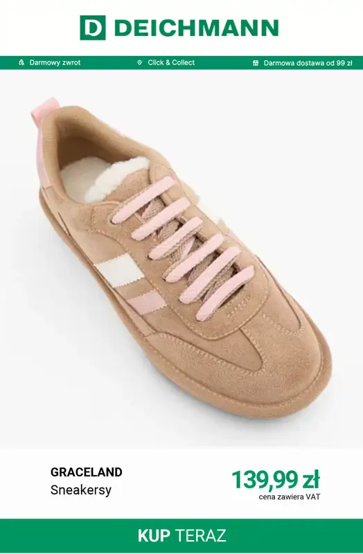 Deichmann - gazetka promocyjna -20% na wybrane buty przy zakupach pow. 319 zł od piątku 30.10 do niedzieli 01.11 - strona 4