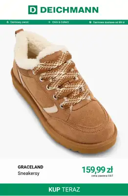 Deichmann - gazetka promocyjna -20% na wybrane buty przy zakupach pow. 319 zł od piątku 30.10 do niedzieli 01.11 - strona 8