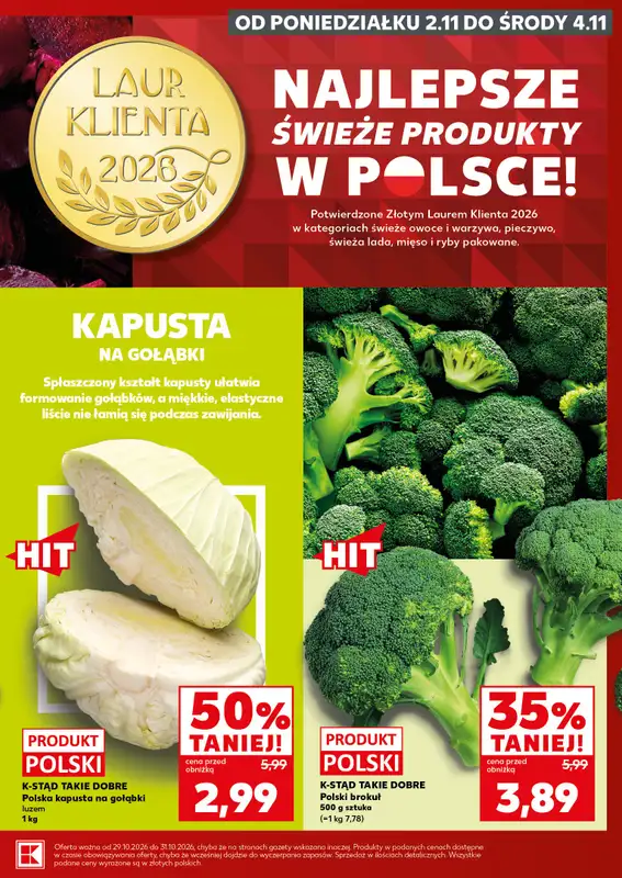 Kaufland - gazetka promocyjna Mocny Start od soboty 31.10 do środy 04.11 - strona 3