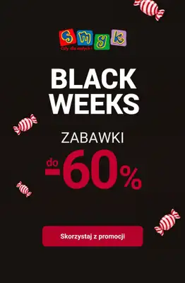 Smyk - gazetka promocyjna BLACK WEEKS: Zabawki do -60% od piątku 30.10 do czwartku 12.11