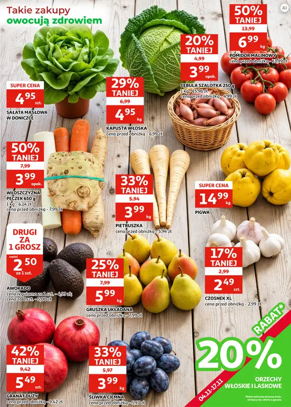 Auchan - gazetka promocyjna Gazetka Zielona Góra I Tradycyjne smaki na Świętego Marcina od środy 04.11 do wtorku 17.11 - strona 8