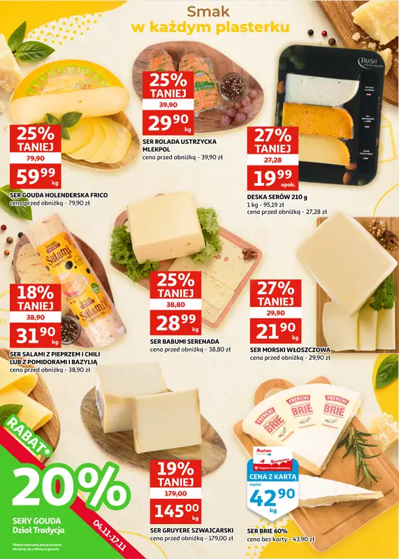 Auchan - gazetka promocyjna Gazetka Zielona Góra I Tradycyjne smaki na Świętego Marcina od środy 04.11 do wtorku 17.11 - strona 7