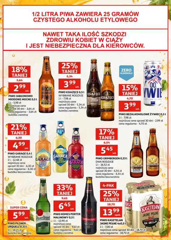 Auchan - gazetka promocyjna Gazetka Zielona Góra I Tradycyjne smaki na Świętego Marcina od środy 04.11 do wtorku 17.11 - strona 19