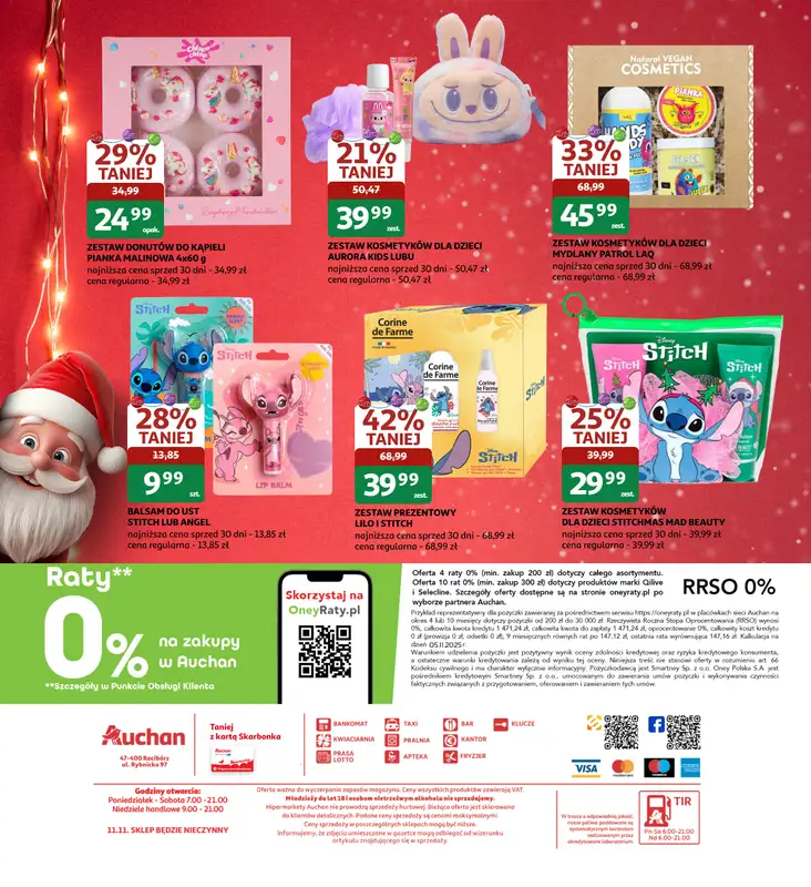 Auchan - gazetka promocyjna Gazetka Racibórz I Święta pełne blasku, prezenty pełne radości od środy 04.11 do wtorku 24.11 - strona 40