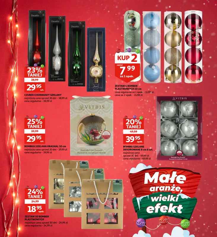 Auchan - gazetka promocyjna Gazetka Racibórz I Święta pełne blasku, prezenty pełne radości od środy 04.11 do wtorku 24.11 - strona 26