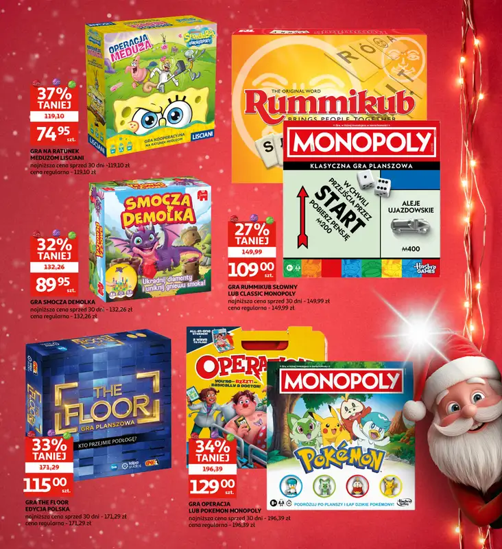 Auchan - gazetka promocyjna Gazetka Racibórz I Święta pełne blasku, prezenty pełne radości od środy 04.11 do wtorku 24.11 - strona 19