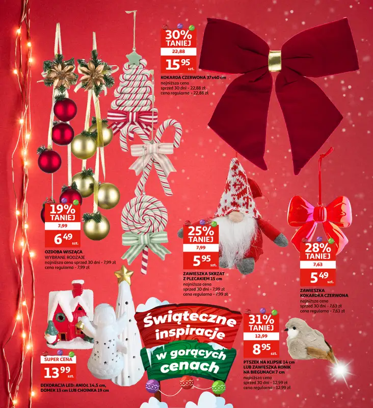 Auchan - gazetka promocyjna Gazetka Racibórz I Święta pełne blasku, prezenty pełne radości od środy 04.11 do wtorku 24.11 - strona 22