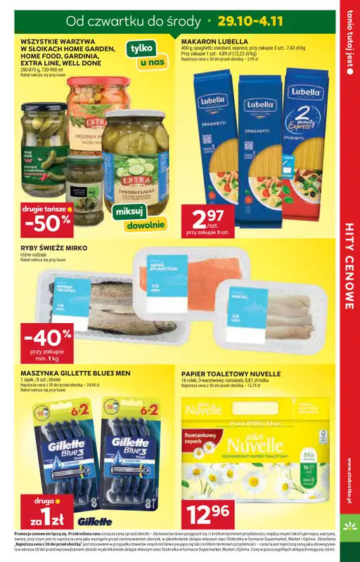 Stokrotka - gazetka promocyjna Gazetka Supermarket od czwartku 29.10 do środy 04.11 - strona 6