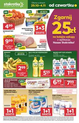 Stokrotka - gazetka promocyjna Gazetka Supermarket od czwartku 29.10 do środy 04.11