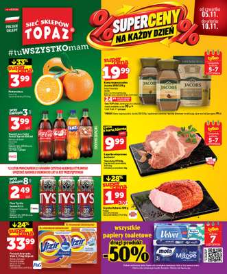 TOPAZ - gazetka promocyjna Gazetka od czwartku 05.11 do wtorku 10.11