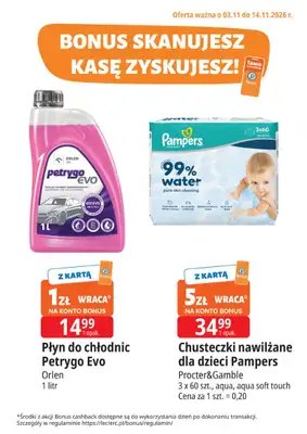 Leclerc - gazetka promocyjna Bonus skanujesz, kasę zyskujesz od wtorku 03.11 do soboty 14.11