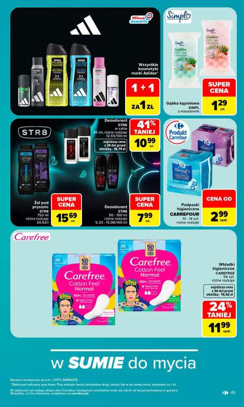 Carrefour - gazetka promocyjna Gazetka Carrefour od poniedziałku od poniedziałku 02.11 do soboty 07.11 - strona 47