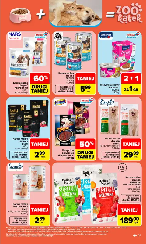 Carrefour - gazetka promocyjna Gazetka Carrefour od poniedziałku od poniedziałku 02.11 do soboty 07.11 - strona 39