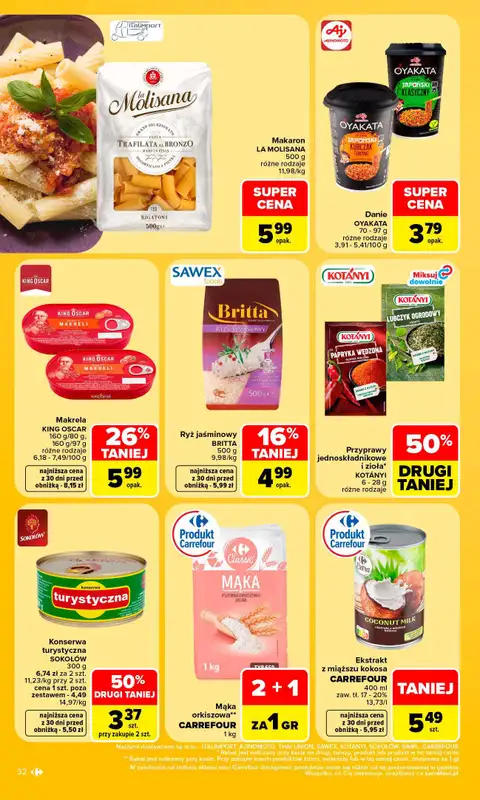 Carrefour - gazetka promocyjna Gazetka Carrefour od poniedziałku od poniedziałku 02.11 do soboty 07.11 - strona 34