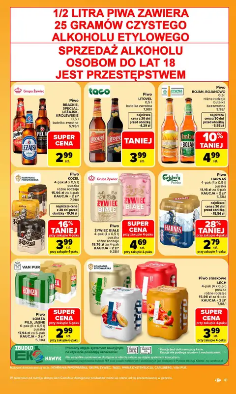 Carrefour - gazetka promocyjna Gazetka Carrefour od poniedziałku od poniedziałku 02.11 do soboty 07.11 - strona 43