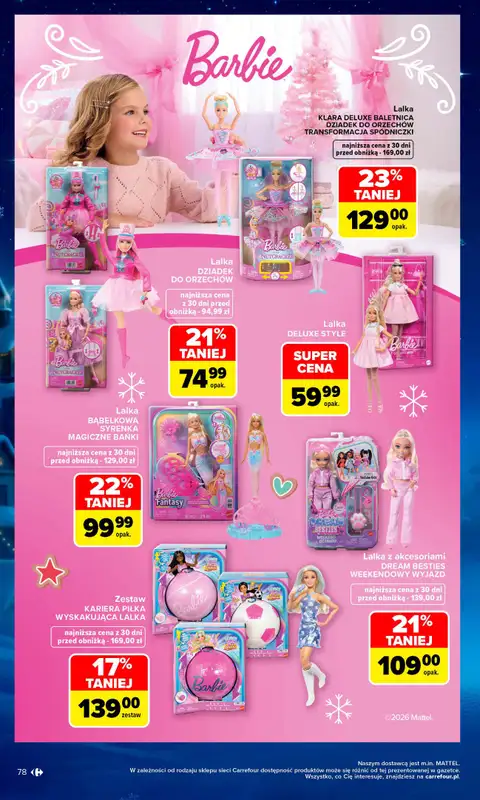 Carrefour - gazetka promocyjna Gazetka Zabawki od poniedziałku 02.11 do środy 23.12 - strona 78