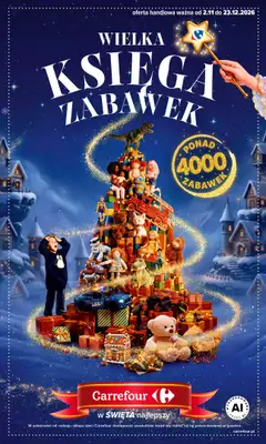 Carrefour - gazetka promocyjna Gazetka Zabawki od poniedziałku 02.11 do środy 23.12