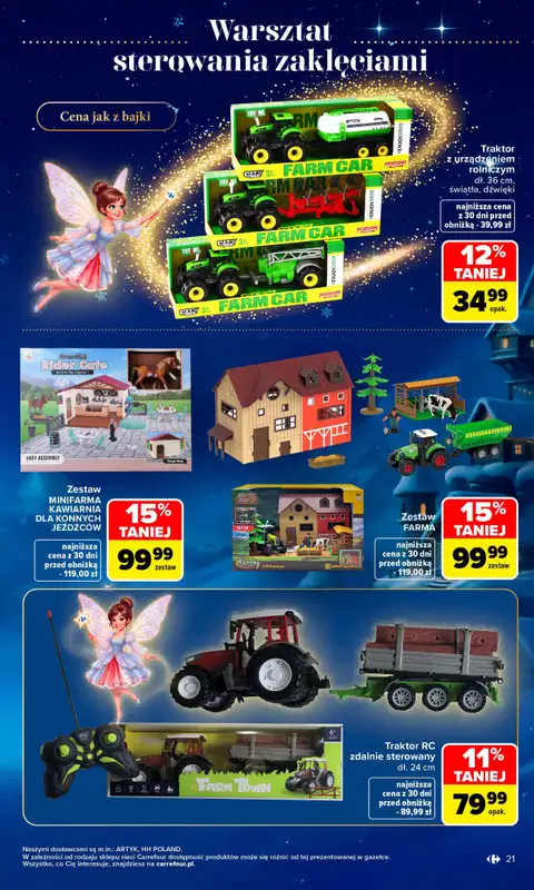 Carrefour - gazetka promocyjna Gazetka Zabawki od poniedziałku 02.11 do środy 23.12 - strona 21