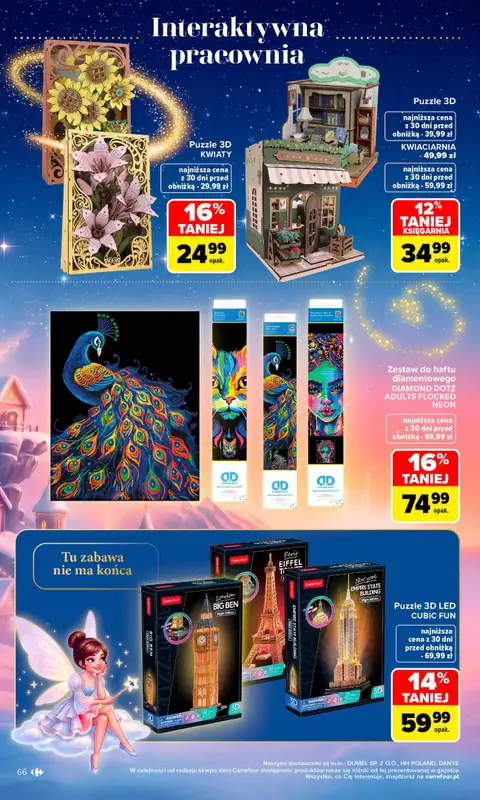 Carrefour - gazetka promocyjna Gazetka Zabawki od poniedziałku 02.11 do środy 23.12 - strona 66