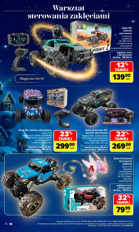 Carrefour - gazetka promocyjna Gazetka Zabawki od poniedziałku 02.11 do środy 23.12 - strona 16