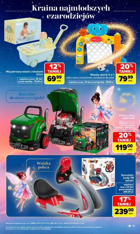 Carrefour - gazetka promocyjna Gazetka Zabawki od poniedziałku 02.11 do środy 23.12 - strona 85