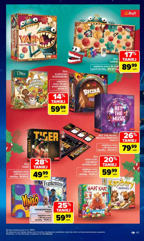 Carrefour - gazetka promocyjna Gazetka Zabawki od poniedziałku 02.11 do środy 23.12 - strona 45