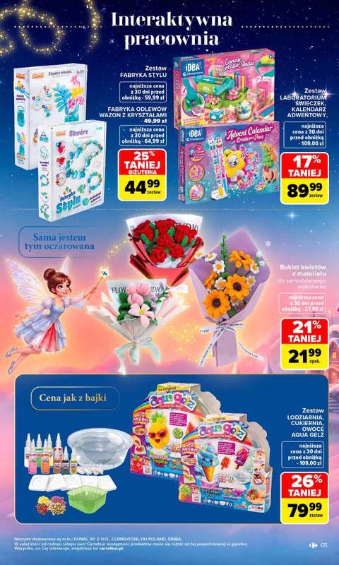 Carrefour - gazetka promocyjna Gazetka Zabawki od poniedziałku 02.11 do środy 23.12 - strona 65
