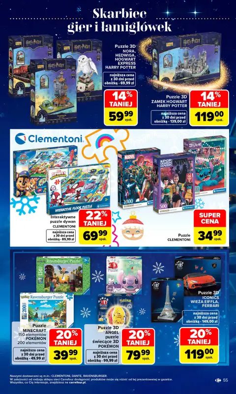 Carrefour - gazetka promocyjna Gazetka Zabawki od poniedziałku 02.11 do środy 23.12 - strona 55