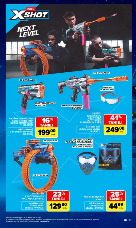 Carrefour - gazetka promocyjna Gazetka Zabawki od poniedziałku 02.11 do środy 23.12 - strona 35