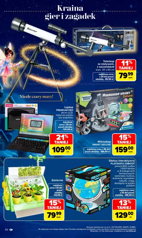 Carrefour - gazetka promocyjna Gazetka Zabawki od poniedziałku 02.11 do środy 23.12 - strona 56
