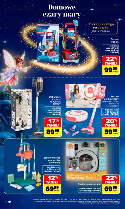 Carrefour - gazetka promocyjna Gazetka Zabawki od poniedziałku 02.11 do środy 23.12 - strona 70