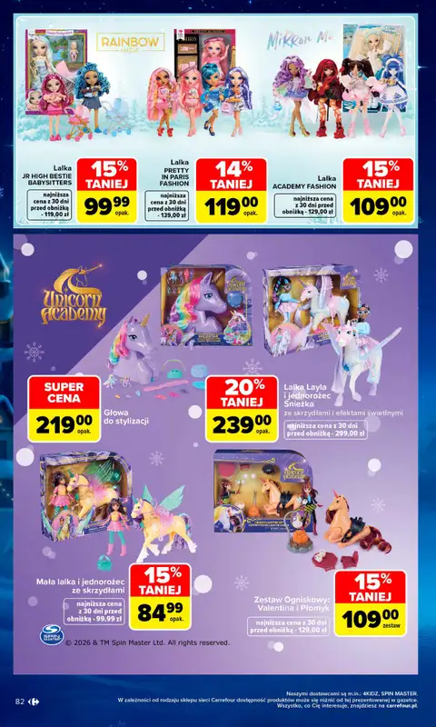 Carrefour - gazetka promocyjna Gazetka Zabawki od poniedziałku 02.11 do środy 23.12 - strona 82