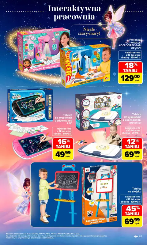 Carrefour - gazetka promocyjna Gazetka Zabawki od poniedziałku 02.11 do środy 23.12 - strona 67