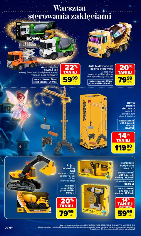 Carrefour - gazetka promocyjna Gazetka Zabawki od poniedziałku 02.11 do środy 23.12 - strona 20
