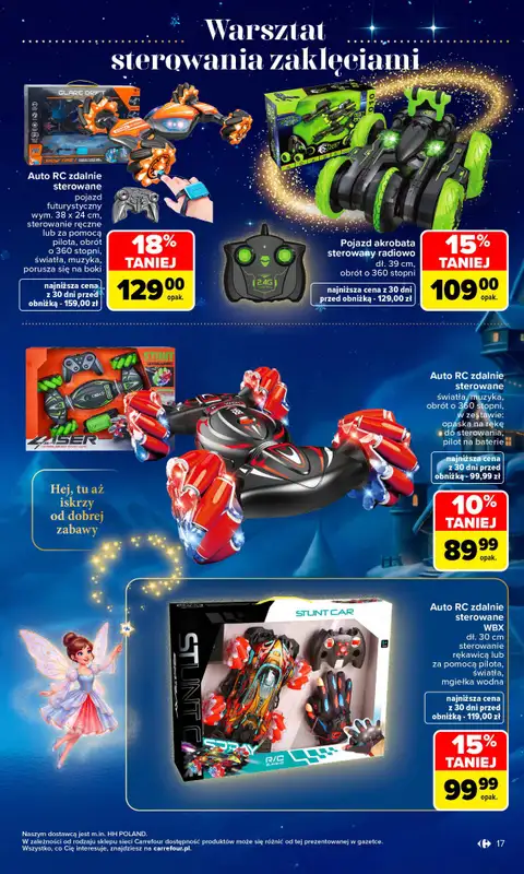 Carrefour - gazetka promocyjna Gazetka Zabawki od poniedziałku 02.11 do środy 23.12 - strona 17