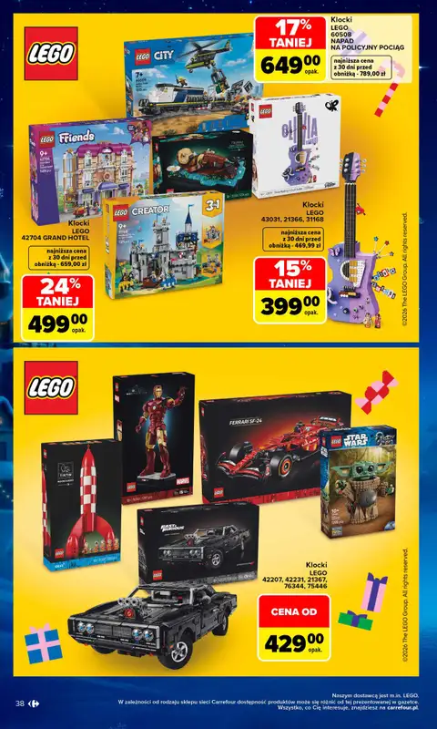 Carrefour - gazetka promocyjna Gazetka Zabawki od poniedziałku 02.11 do środy 23.12 - strona 38