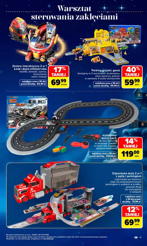Carrefour - gazetka promocyjna Gazetka Zabawki od poniedziałku 02.11 do środy 23.12 - strona 9