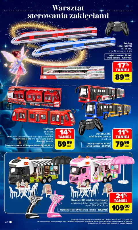 Carrefour - gazetka promocyjna Gazetka Zabawki od poniedziałku 02.11 do środy 23.12 - strona 22